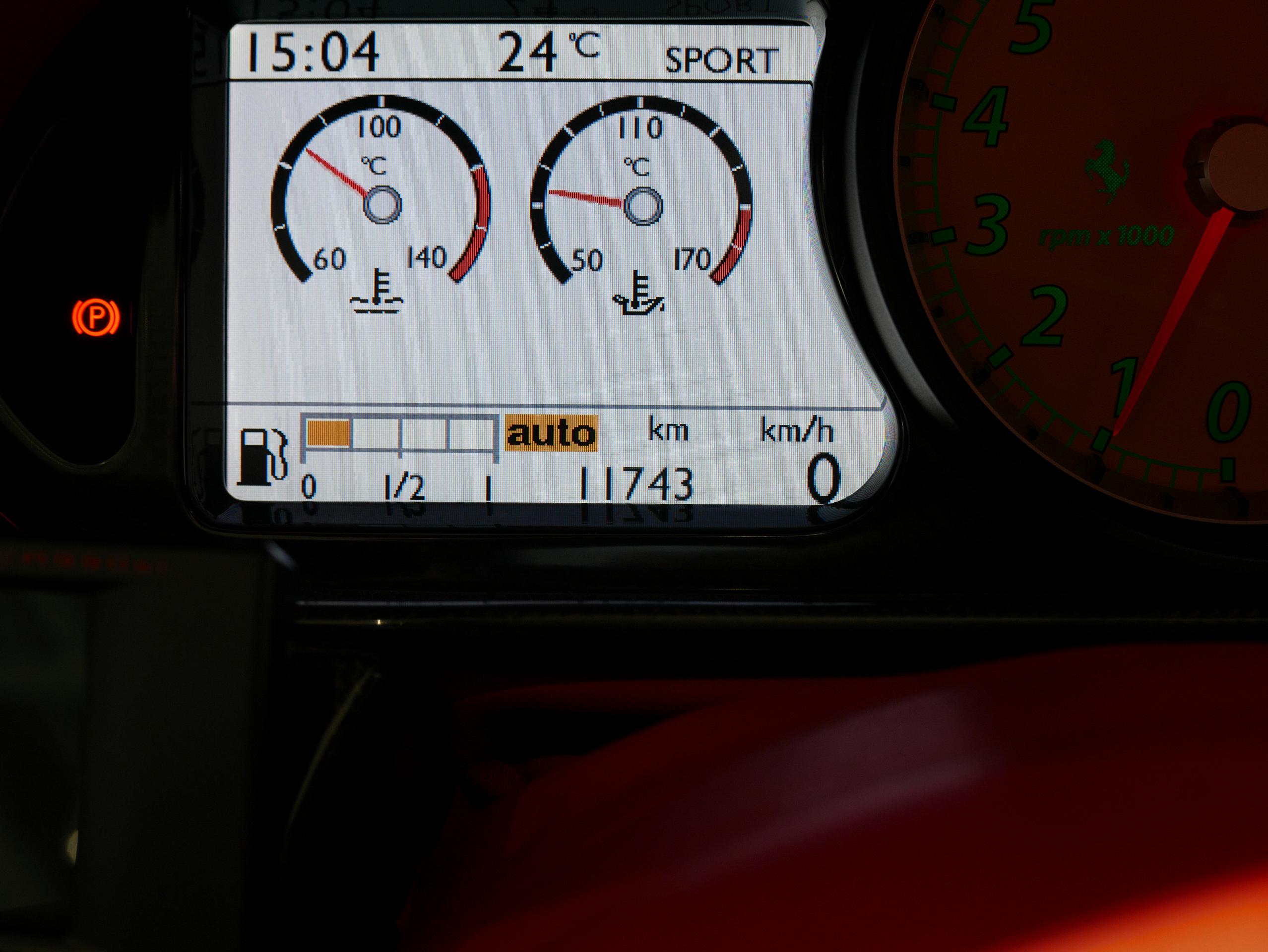 フェラーリ 599 F1 オドメーター